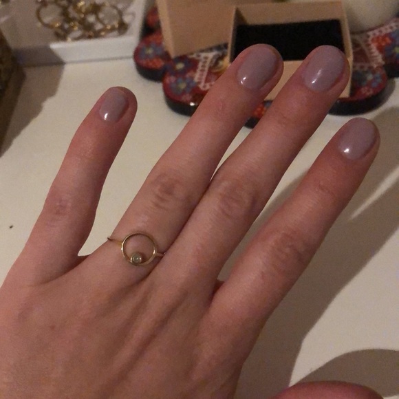 Stone & Strand open circle ting with diamond (0.05ct) - Picture 8 of 8